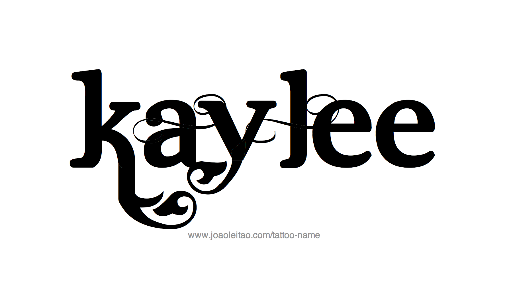 Kaylee Name Tattoo Designs